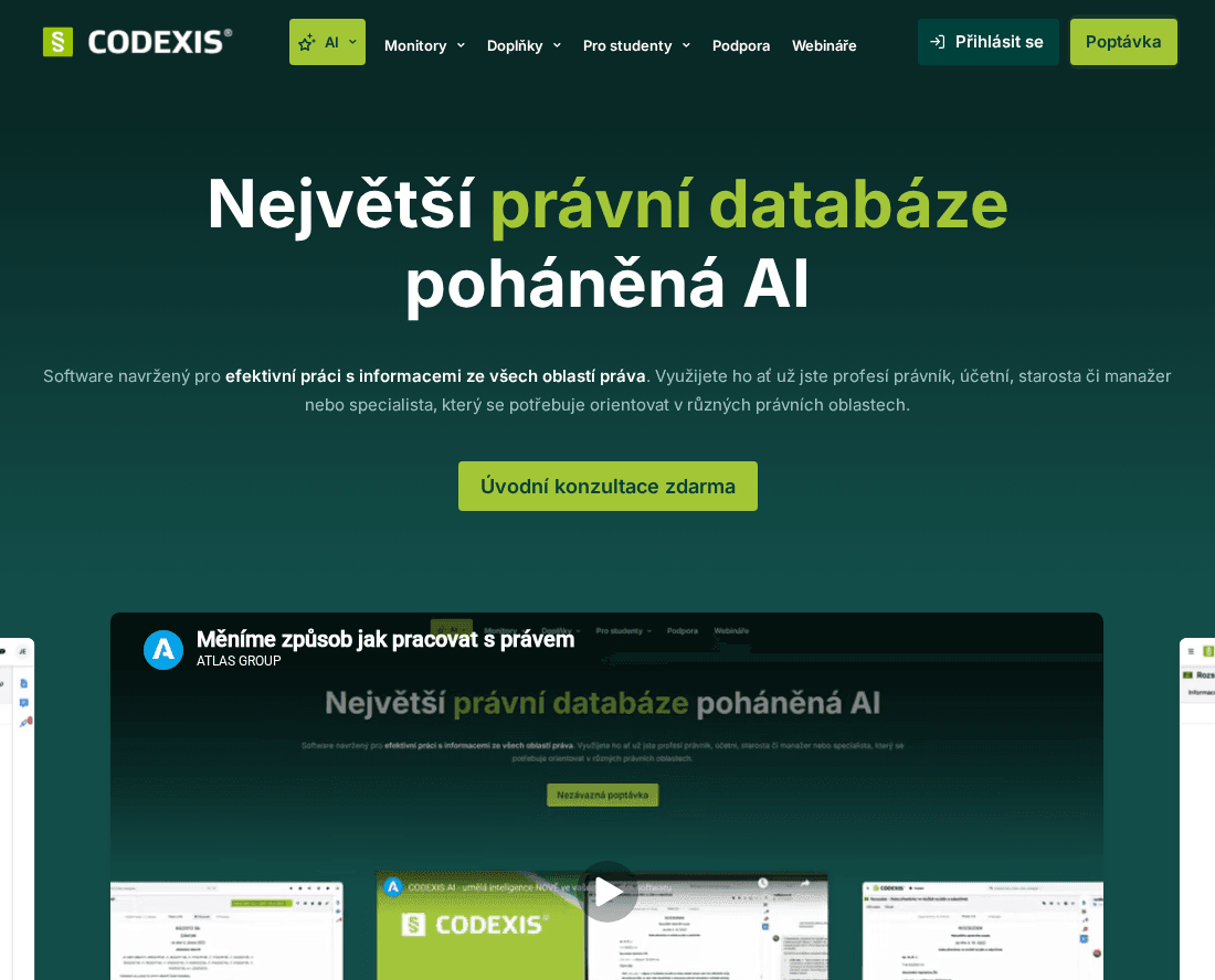 Codexis - Vlajkový právní systém Atlas Group