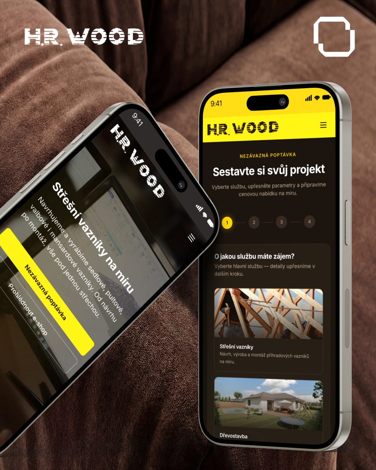 HR WOOD - Web pro dřevostavby a střešní vazníky