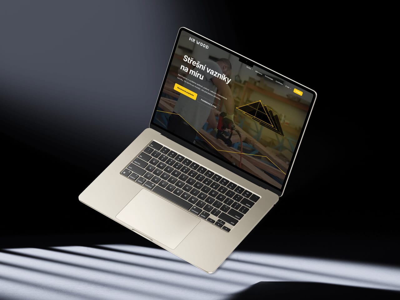 HR WOOD - Firemní web pro zpracovatele dřeva