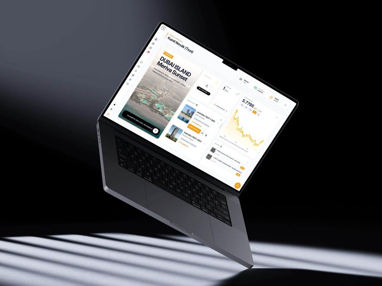 Nová Dubaj - Luxusní aplikace pro správu nemovitostí v Dubaji