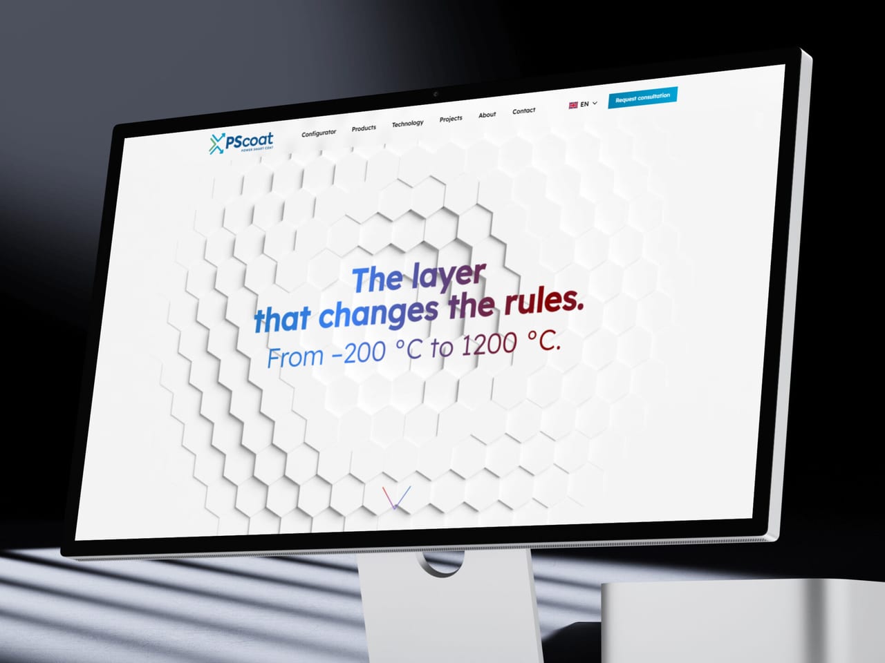 PS Coat - Webová prezentace pro průmyslové povrchové úpravy